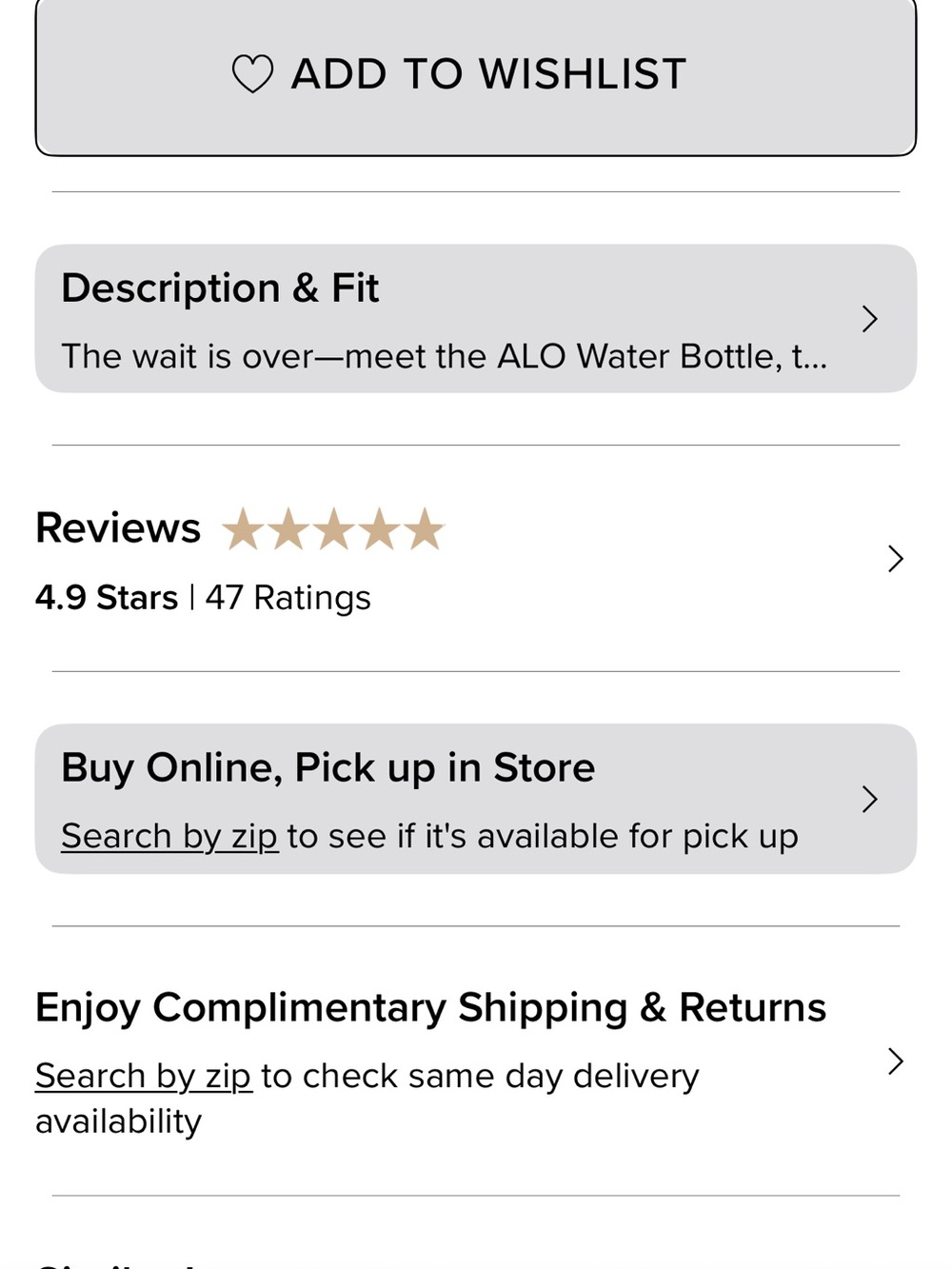 ALO Water Bottle - BNIB - insane reviews online! With Tags! - Picture 4 of 4